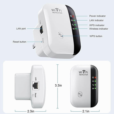 Répéteur WiFi 300Mb/s – Boostez votre connexion en quelques secondes !
