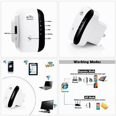 Répéteur WiFi 300Mb/s – Boostez votre connexion en quelques secondes !
