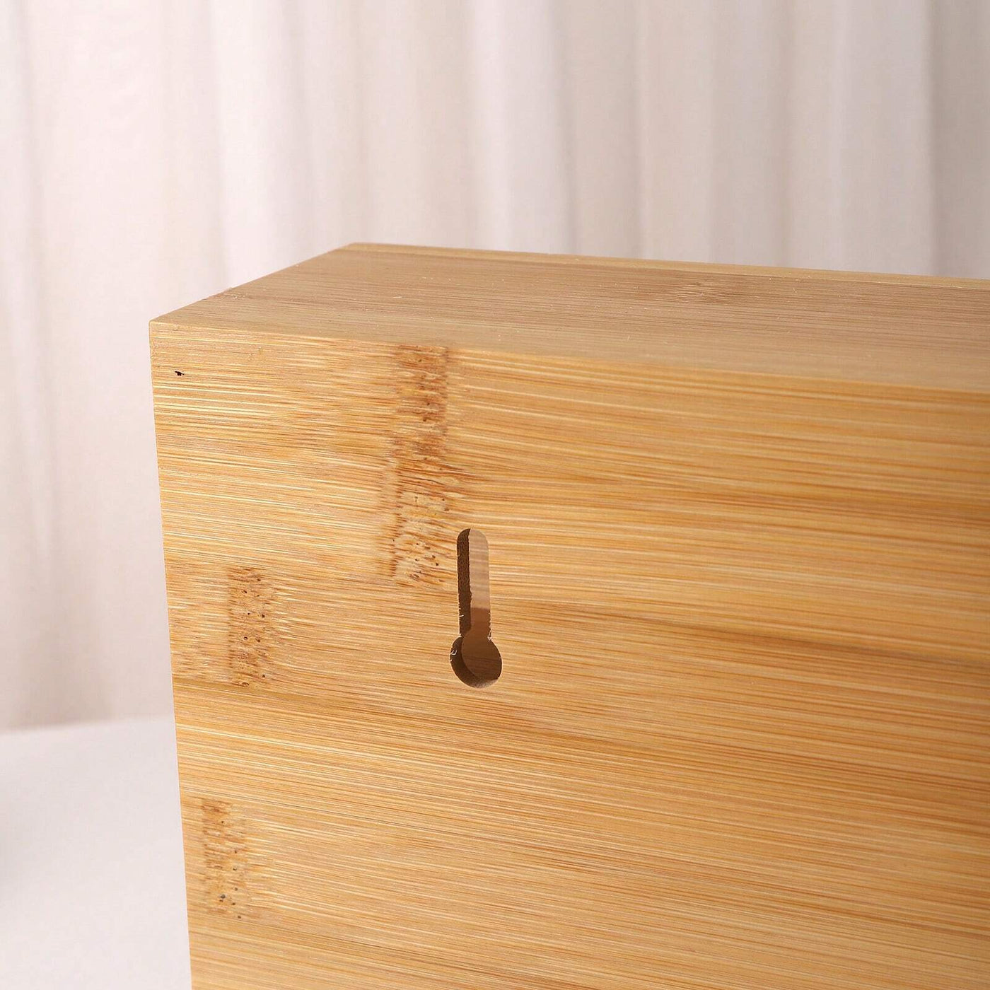 Organiseur 3-en-1 pour rouleaux – Bambou naturel &amp; découpe facile