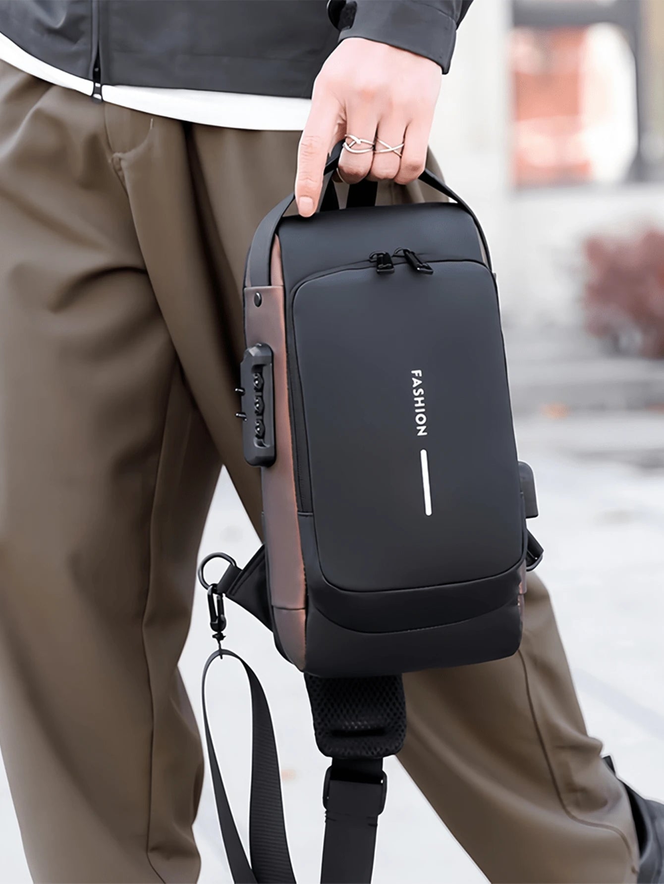 Sac à Dos Anti-Vol USB – Sécurité &amp; Confort pour Homme &amp; Femme