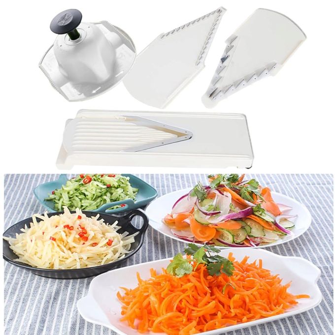Mandoline V-Slicer Plus – Ensemble de découpe professionnel pour légumes