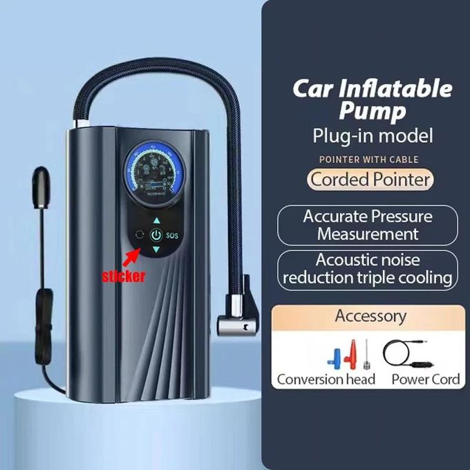 Compresseur d'Air Électrique Portable – Voiture, Moto, Vélo