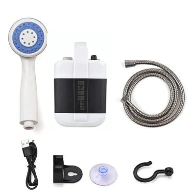 Douche Portable Rechargeable – Parfaite pour le Camping &amp; l’Extérieur (TK)