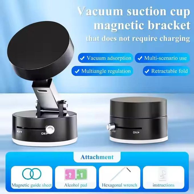Support de Téléphone Magnétique à Ventouse – Fixation Ultra Puissante