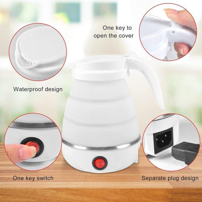 Bouilloire Pliable Électrique — Compacte &amp; Pratique pour Voyage ou Maison (tk)