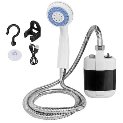 Douche Portable Rechargeable – Parfaite pour le Camping &amp; l’Extérieur (TK)