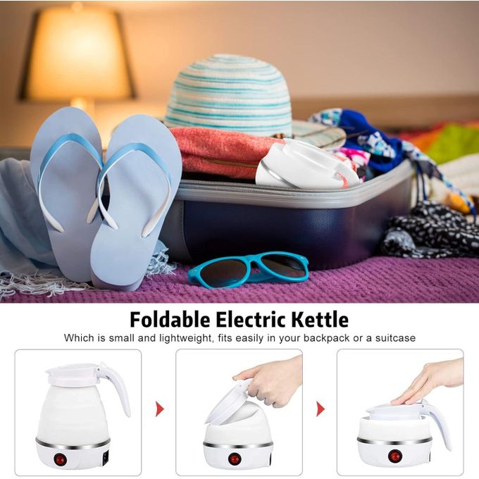 Bouilloire Pliable Électrique — Compacte &amp; Pratique pour Voyage ou Maison (tk)