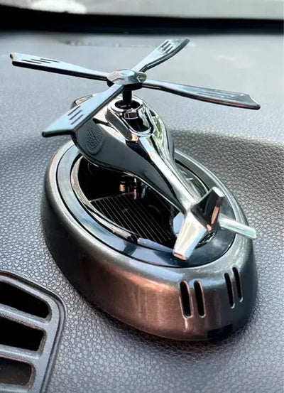 Désodorisant Solaire pour Voiture – Hélicoptère Rotatif Aromathérapie