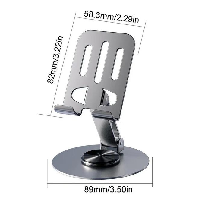 Support de Téléphone Métallique Réglable, Élégant et Pratique