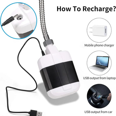 Douche Portable Rechargeable – Parfaite pour le Camping &amp; l’Extérieur (TK)