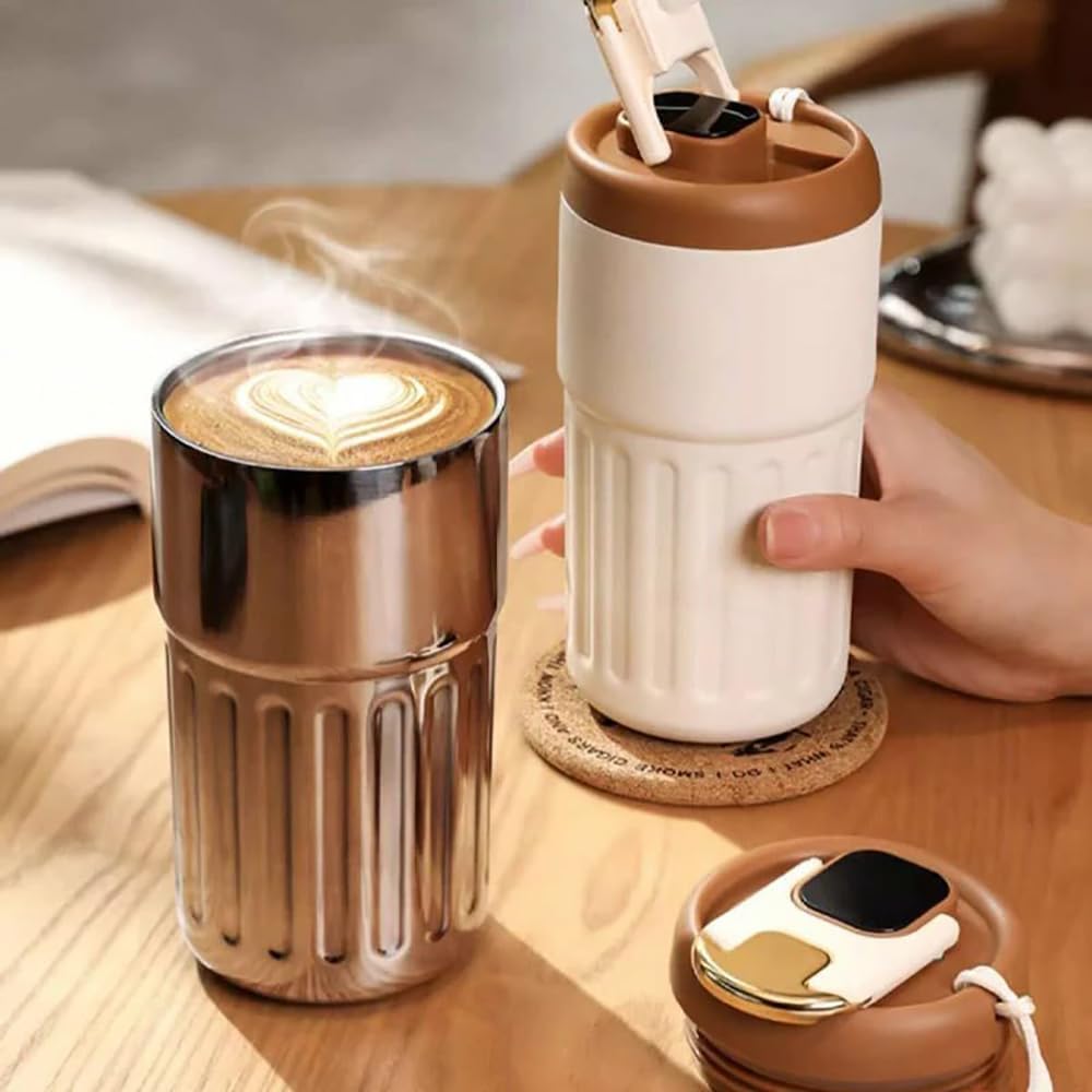 Tasse à Café Intelligente 400 ml – Acier Inoxydable