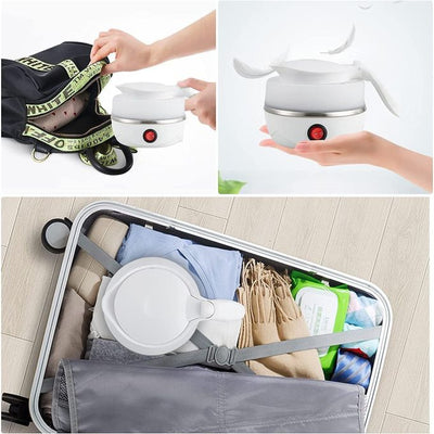 Bouilloire Pliable Électrique — Compacte &amp; Pratique pour Voyage ou Maison (tk)