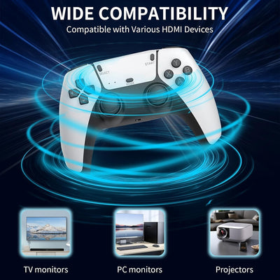 Console Rétro HDMI 4K avec 20 000+ Jeux & 2 Manettes Sans Fil