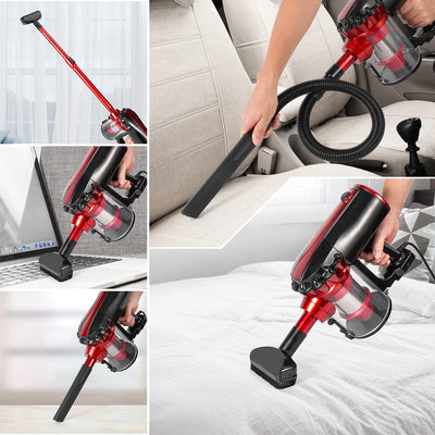 Aspirateur Kraft Line 12-en-1 – 3000W, Tube Aluminium & Filtre Cyclonique