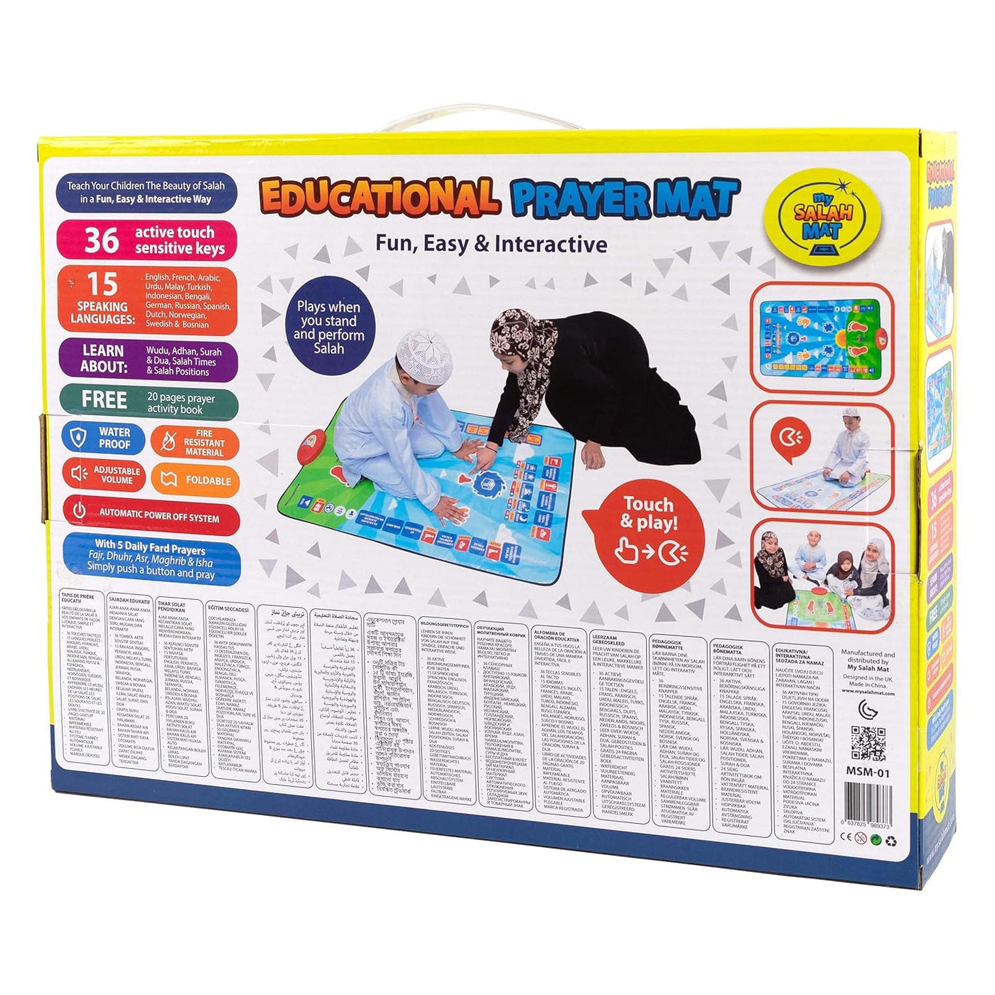 Tapis de Prière Électronique Intelligente – Apprentissage &amp; Couleurs