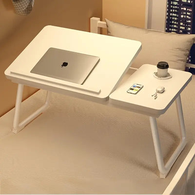 Table Pliante Réglable Multifonction – Bureau Portable Ergonomique avec Porte-Gobelet (TK)