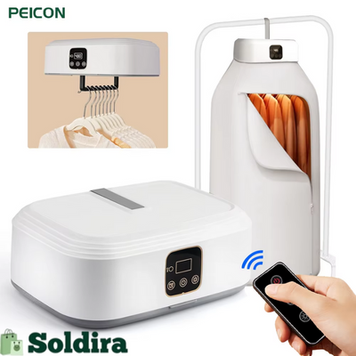 Sèche-linge pliable intelligent avec télécommande et fonction UV