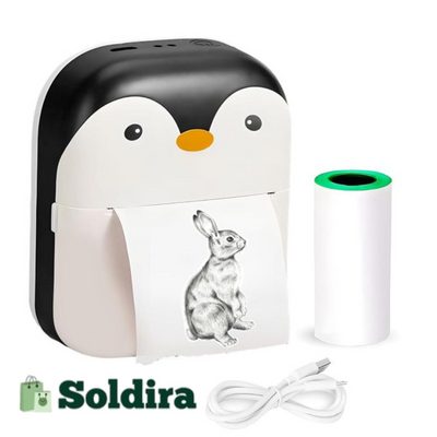 Mini-Imprimante Thermique sans Encre Bluetooth