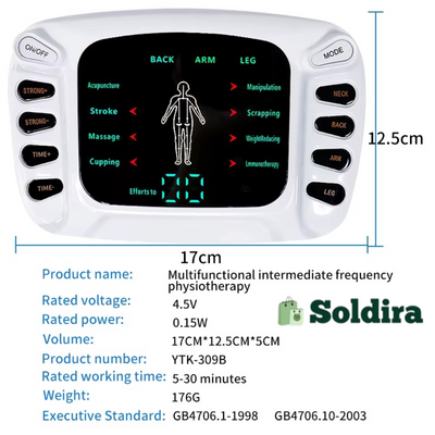 Masseur Électrique EMS 8 Modes – Thérapie Professionnelle pour Articulations et Muscles