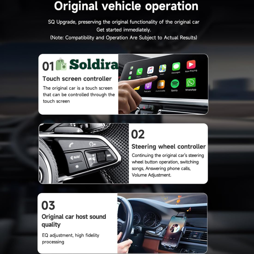 Adaptateur Sans Fil 2-en-1 CarPlay & Android Auto – Transformez votre connexion filaire en expérience sans fil