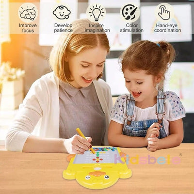 Tableau de Dessin Magnétique pour Enfants – Canard Mignon et Ludique