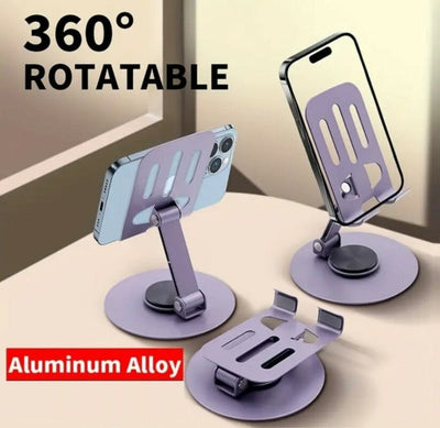 Support de Téléphone Métallique Réglable, Élégant et Pratique