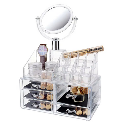 Rangement Maquillage Multi-Compartiments