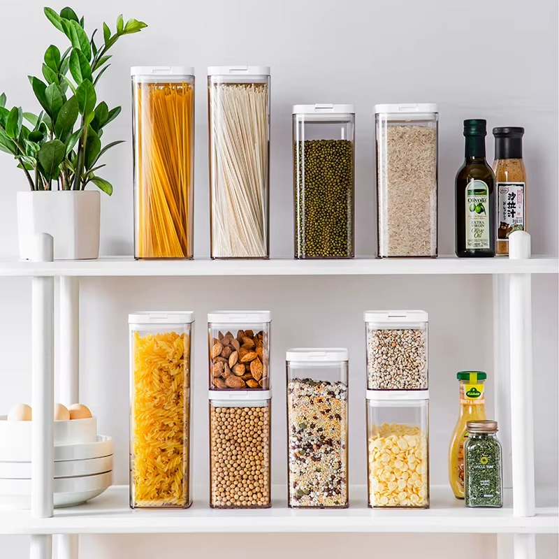 Boîtes de conservation alimentaires – 5 pièces empilables hermétiques