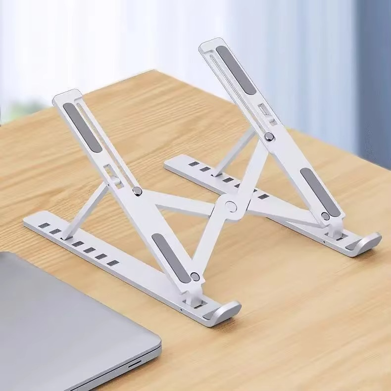 Support Pliable Réglable pour Ordinateur Portable – Refroidissement & Ergonomie