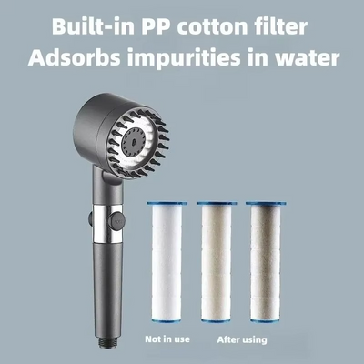 Pommeau de Douche à Filtre Haute Pression – 3 Modes avec Brosse de Massage TK