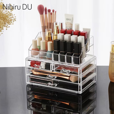 Rangement Maquillage Multi-Compartiments