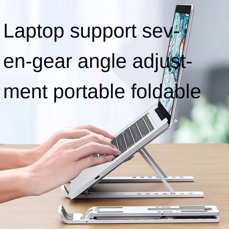 Support Pliable Réglable pour Ordinateur Portable – Refroidissement & Ergonomie