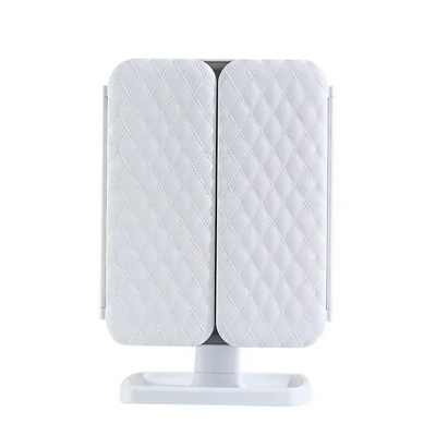 Miroir de Maquillage LED Tri-Volet – Grossissement Haute Précision