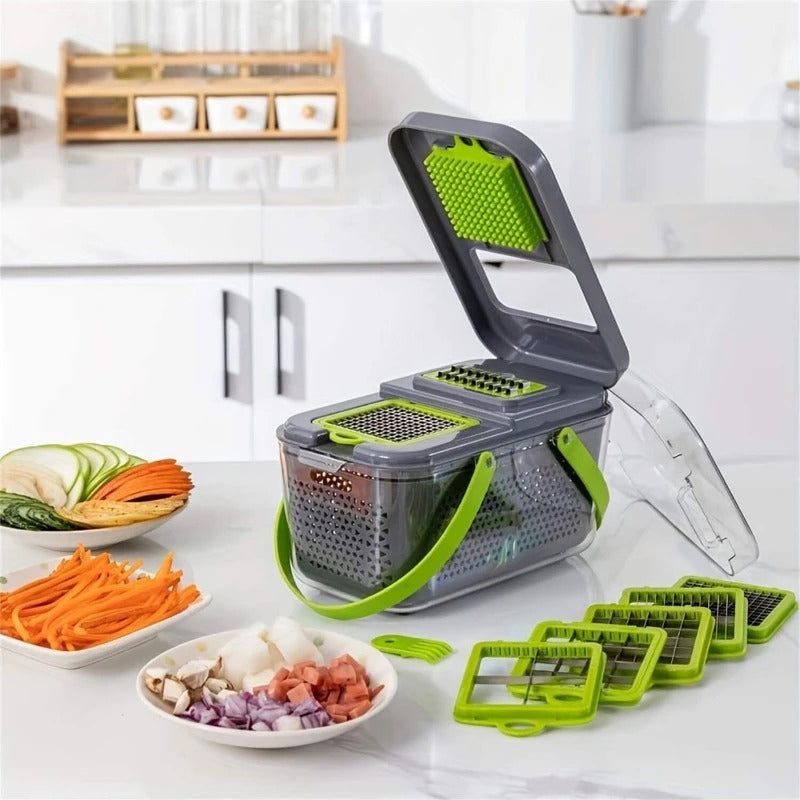 Ensemble Coupe‑Légumes 22 en 1 – Gain de Temps en Cuisine -TK