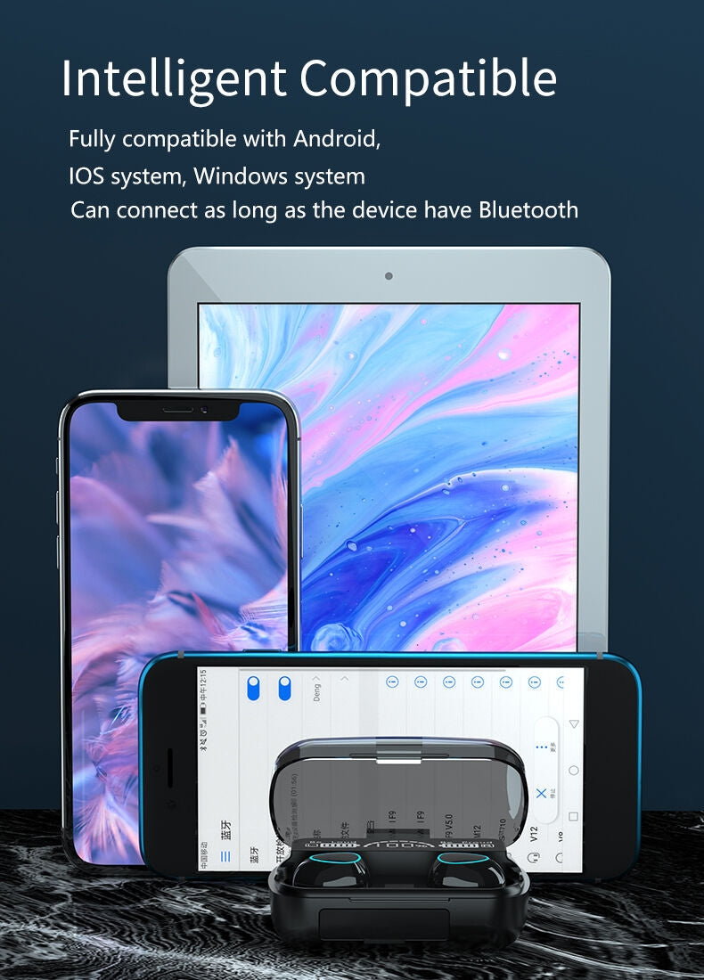 🎧 Écouteurs Bluetooth M10 – Son stéréo haute définition et autonomie XXL