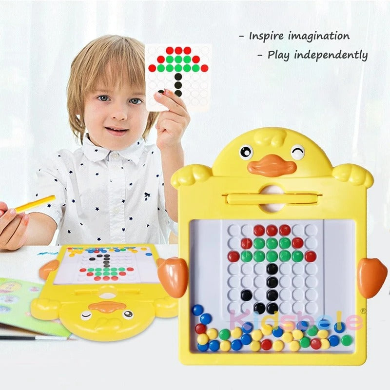 Tableau de Dessin Magnétique pour Enfants – Canard Mignon et Ludique