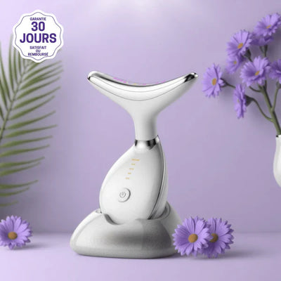 Appareil de Beauté Visage &amp; Cou – Raffermissant, Anti-Rides &amp; Réducteur de Double Menton