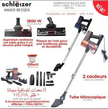 🌀✨ Aspirateur électrique Schleizer 1800 W – La puissance du nettoyage complet dans un seul appareil