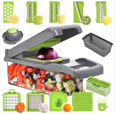 Ensemble Coupe‑Légumes 22 en 1 – Gain de Temps en Cuisine -TK
