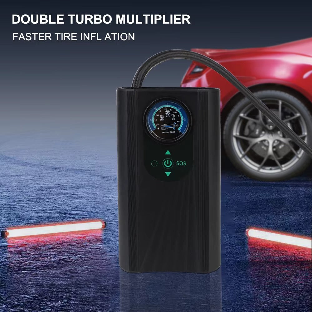 Compresseur d’Air Électrique Portable – Gonflage Rapide et Précis 12V