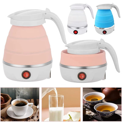 Bouilloire Électrique Pliable – Portable &amp; Compacte | 600W – 600ml