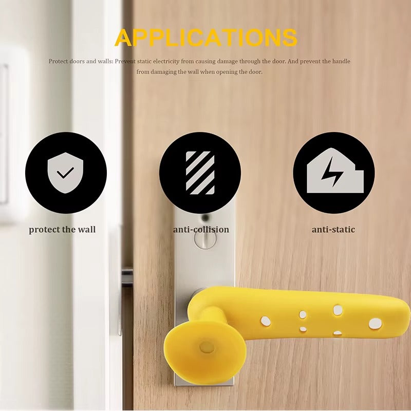 Protection Silicone pour Poignée de Porte – Anti-Collision &amp; Sécuritaire