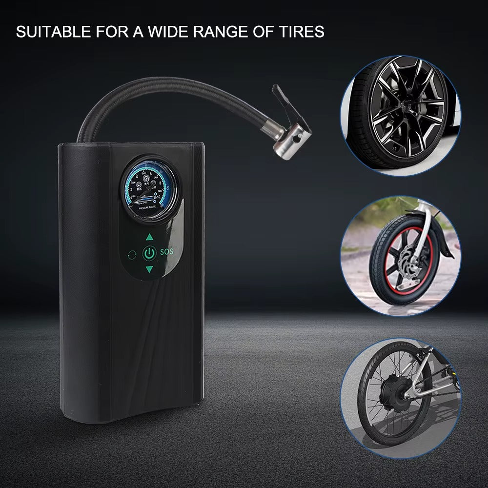 Compresseur d’Air Électrique Portable – Gonflage Rapide et Précis 12V