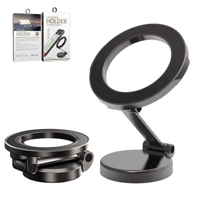 Support de Téléphone Magnétique pour Voiture – Rotation 1080° | Universel iPhone &amp; Android