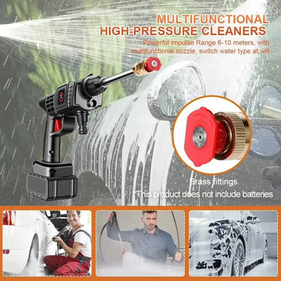 Pistolet de Lavage Haute Pression 48 V – Portable &amp; Sans Fil