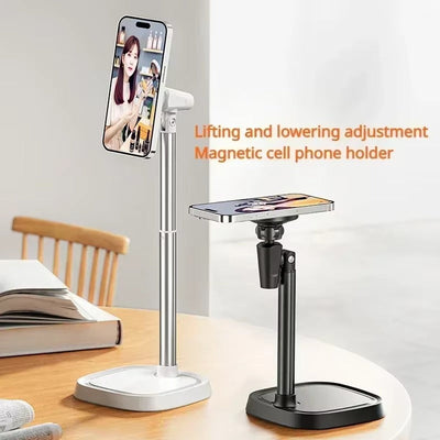 Support Téléphone Magnétique en Aluminium – Réglable, Stable et Élégant