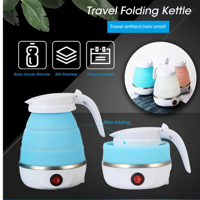 Bouilloire Électrique Pliable – Portable &amp; Compacte | 600W – 600ml