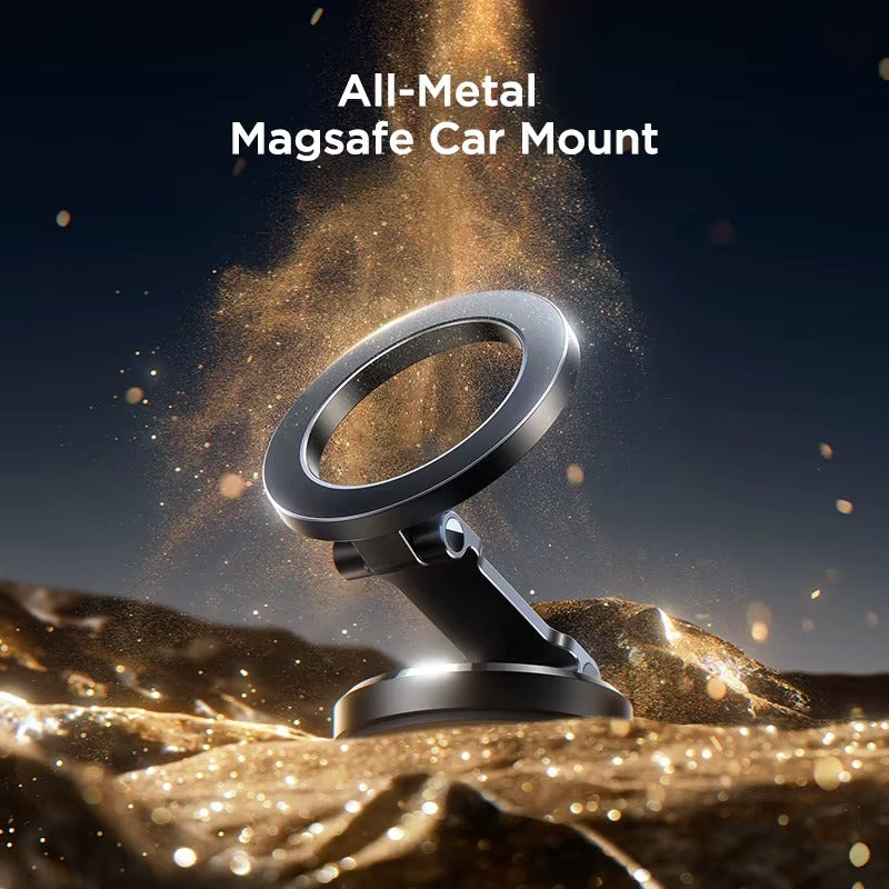 Support de Téléphone Magnétique pour Voiture – Rotation 1080° | Universel iPhone &amp; Android
