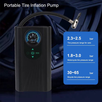 Compresseur d’Air Électrique Portable – Gonflage Rapide et Précis 12V
