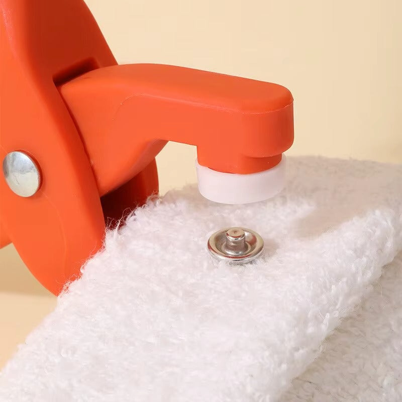 Kit de 200 boutons‑pression métalliques + pince de pose GA